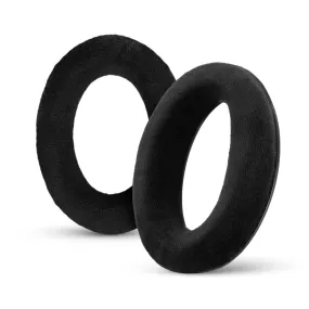 Replacement Earpads for Sennheiser HD598 (CS/SE/SR), HD599, HD558, HD518, HD595, HD569, HD579, HD560S, HD555, HD515, HD559 Headphones, Velour Black