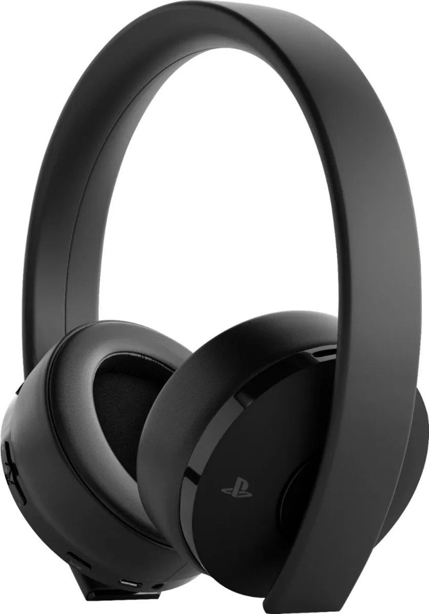 Sony - Gold Wireless Stereo Headset - Black