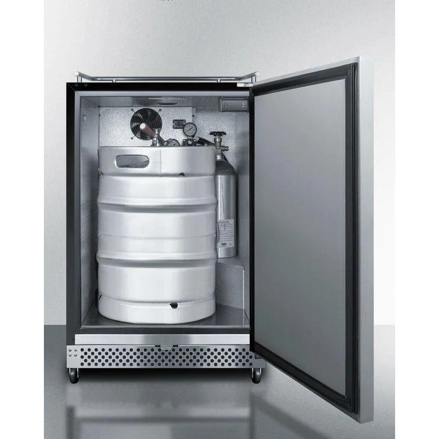 Summit 24 in. Wide Built-In Outdoor Kegerator - SBC696OSNK