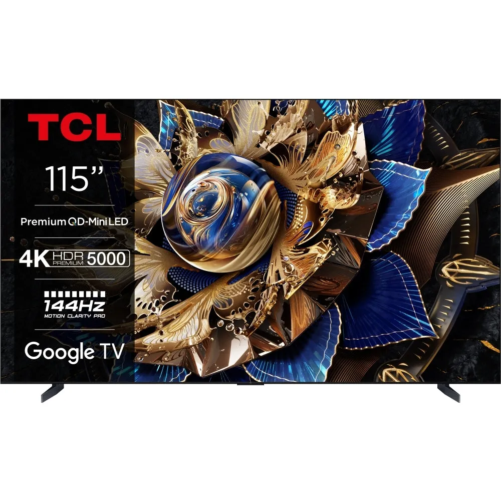 TCL 115-Inch X955K 4K UHD QLED Mini LED Smart TV and Q75H 5.2.1ch Dolby Atmos Soundbar with Subwoofer Bundle - Ultra High Definition Display, Enhanced Audio Experience, 2024 Model