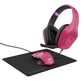 Trust GXT790P TRIDOX Gaming headset met muis en muismat