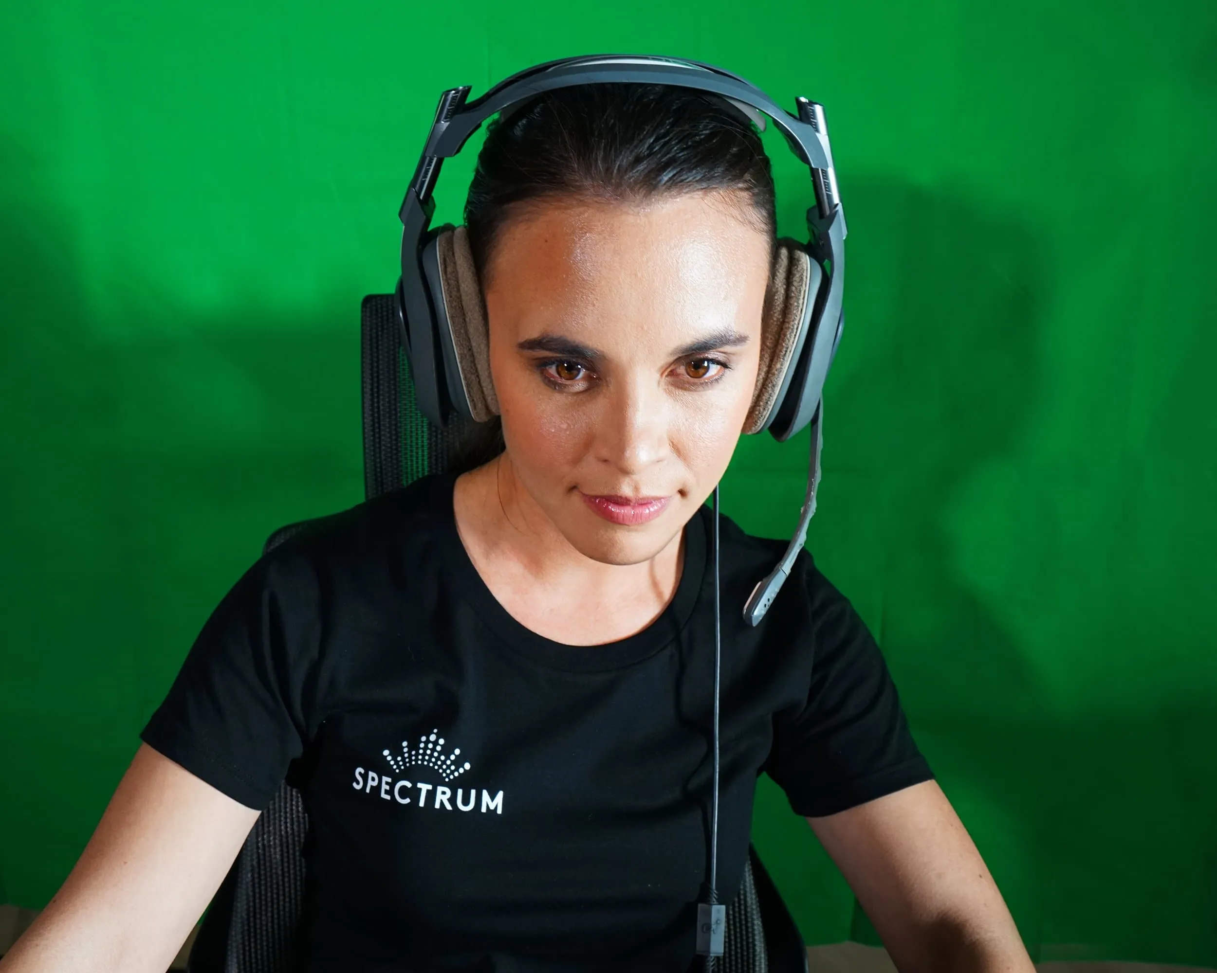 'Twitch Kit' Chroma Key Green Screen Gaming Ring Light Setup