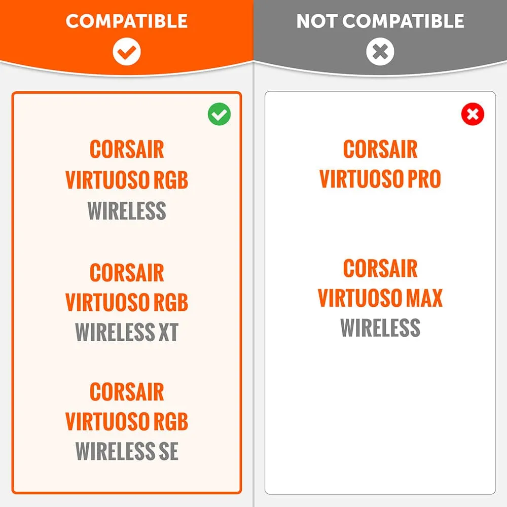 Upgraded Corsair Virtuoso Ear pads