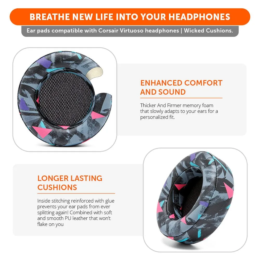 Upgraded Corsair Virtuoso Ear pads