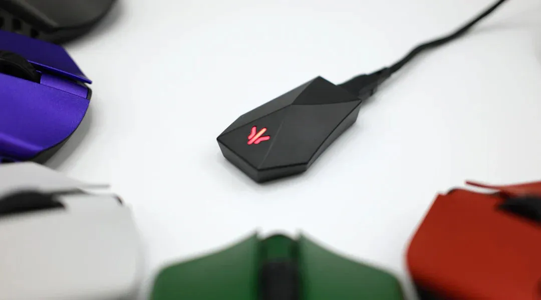 WLmouse Beast X Max Magnesium Wireless Gaming Mouse - Black and Red